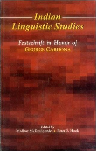Indian Linguistic Studies