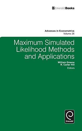 Maximum Simulated Likelihood Methods and Applications