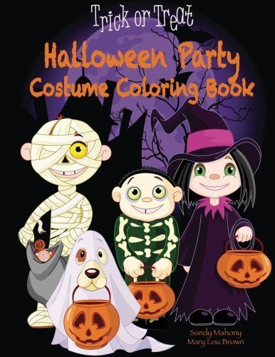 Halloween Party Costume Coloring Book