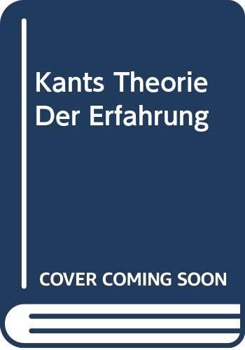 Kants Theorie der Erfahrung