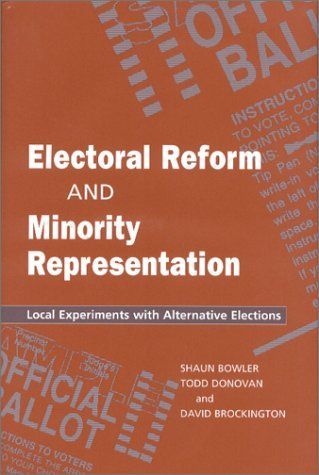 Electoral Reform and Minority Representation