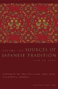 Sources of Japanese Tradition