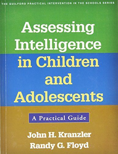 Assessing Intelligence in Children and Adolescents