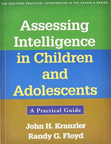 Assessing Intelligence in Children and Adolescents