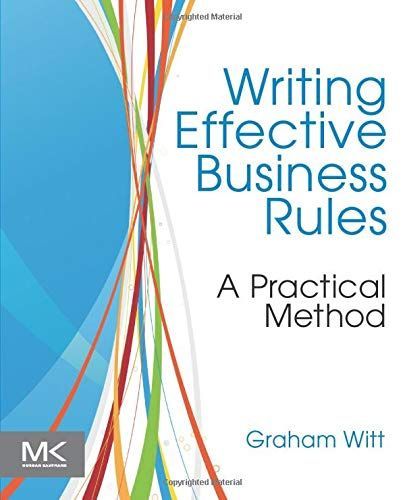 Writing Effective Business Rules