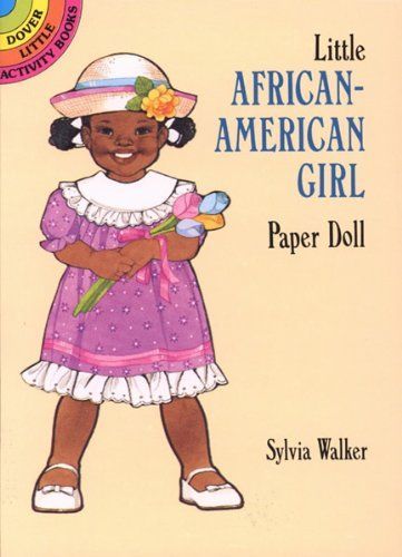 Little African-American Girl Paper Doll