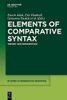 Elements of Comparative Syntax