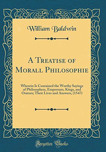 A Treatise of Morall Philosophie