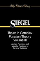 Topics in Complex Function Theory, Volume 3