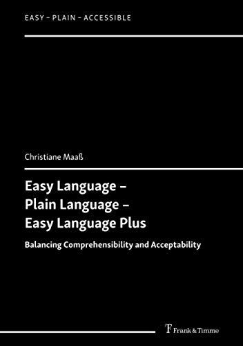 Easy Language – Plain Language – Easy Language Plus