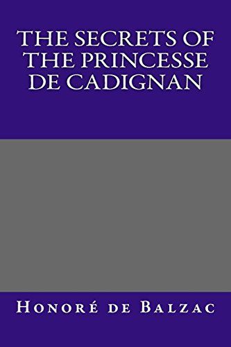 The Secrets of the Princesse de Cadignan