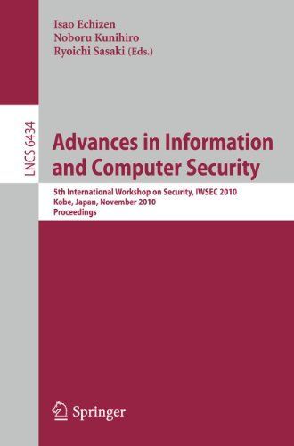 Advances in Information and Computer Security