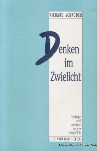 Denken im Zwielicht