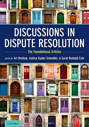 Discussions in Dispute Resolution