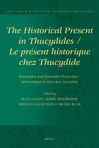 Le Présent Historique Chez Thucydide