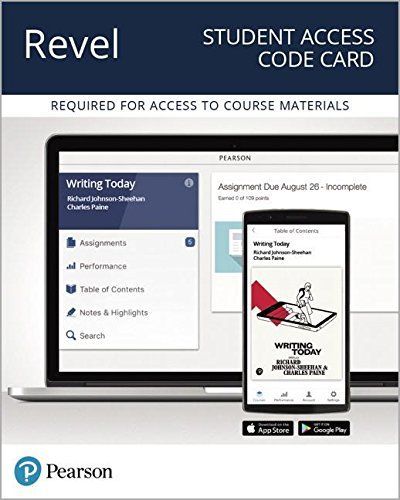 Writing Today Revel Access Code