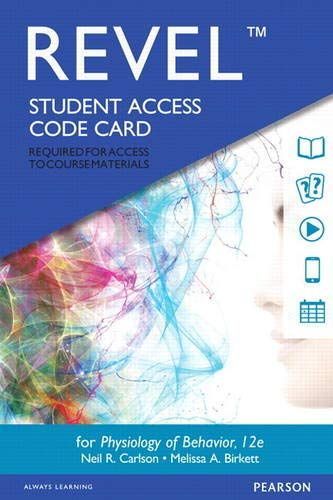 Revel for Physiology of Behavior -- Access Card