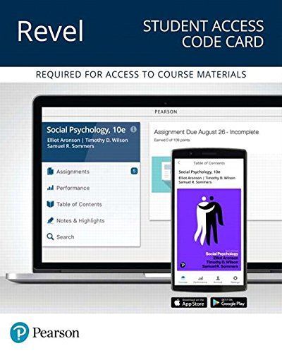 Revel for Social Psychology Access Card