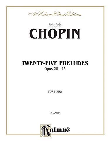 Twenty-five preludes, opus 28-45, for piano