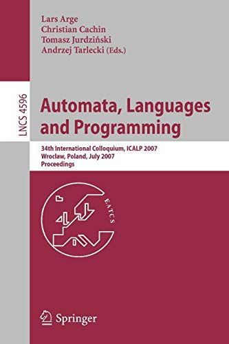 Automata, Languages and Programming