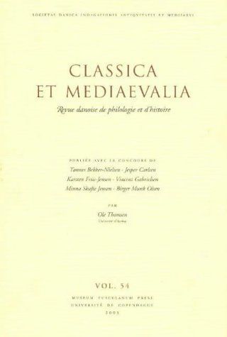 Classica Et Mediaevalia vol.54