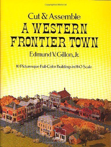 Cut and Assemble a Western Frontier Town