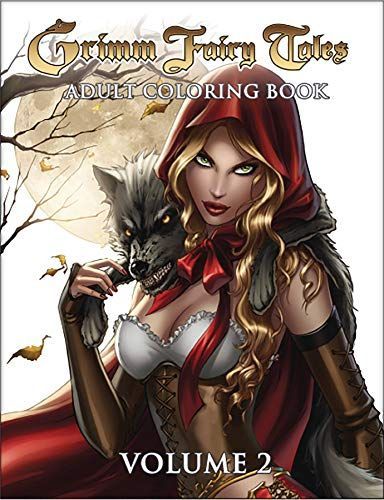 Grimm Fairy Tales Adult Coloring Book