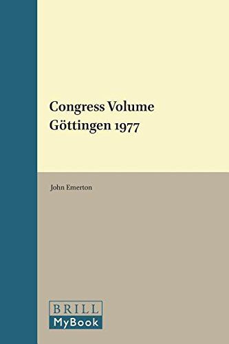 Congress Volume