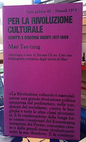 Per la rivoluzione culturale