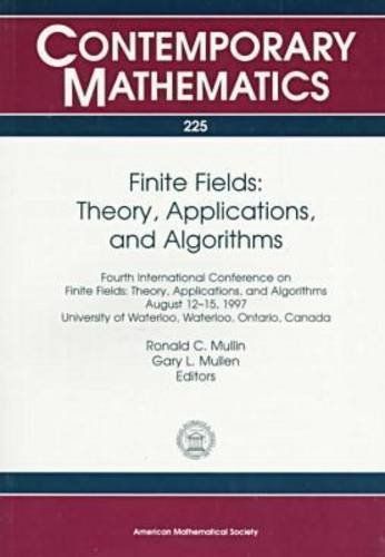 Finite Fields: Theory, Applications and Algorithms