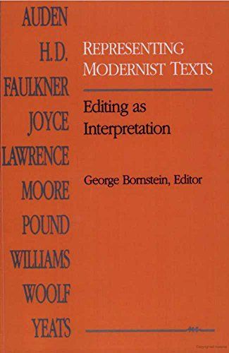 Representing Modernist Texts