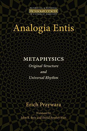 Analogia Entis: Metaphysics