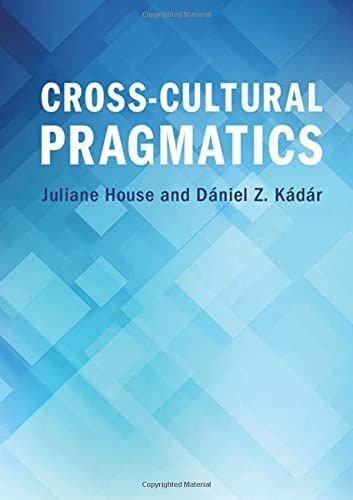 Cross-Cultural Pragmatics