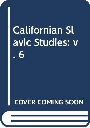 California Slavic Studies