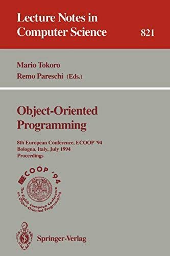 ECOOP '94 - Object-Oriented Programming