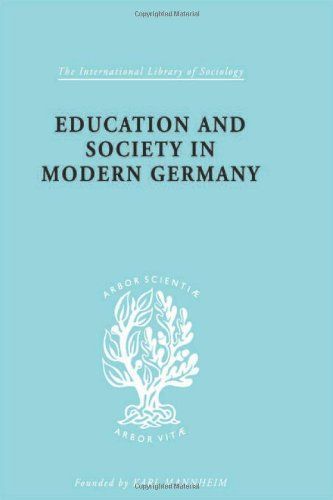 Education and Society in Modern Germany