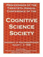 Proceedings of the Twentieth Annual Conference of the Cognitive Science Society