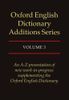 Oxford English Dictionary Additions Series