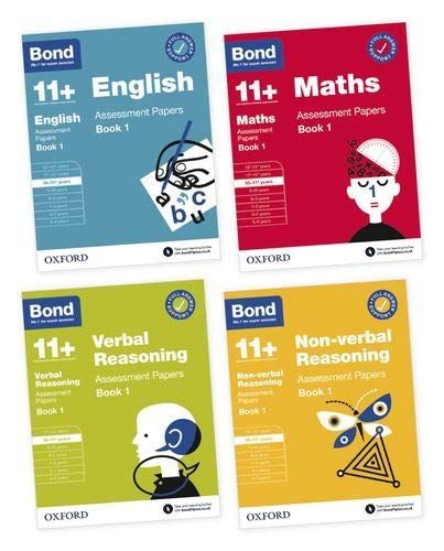 BOND 11+ English, Maths, Non-Verbal Reasoning, Verbal Reasoning: Assessment Papers