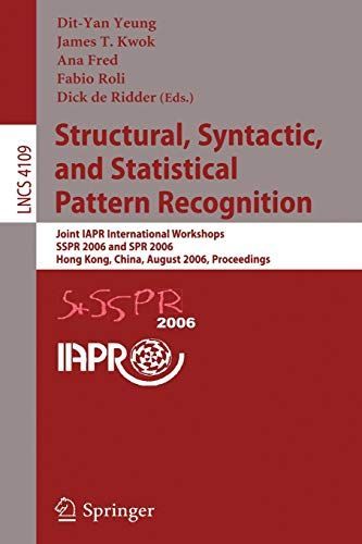 Structural, Syntactic, and Statistical Pattern Recognition