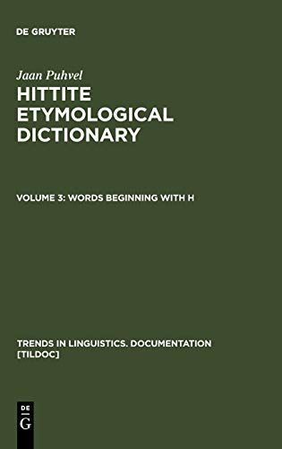 Hittite Etymological Dictionary: Words beginning with H