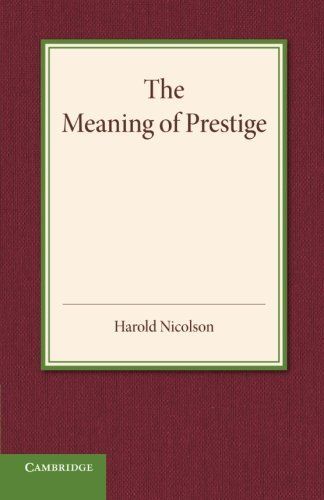 The Meaning of Prestige