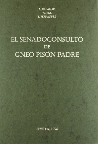 El senadoconsulto de Gneo Pisón padre