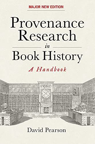 Provenance Research in Book History - a Handbook