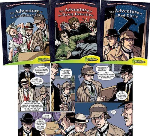Graphic Novel Adventures of Sherlock Holmes Set 3