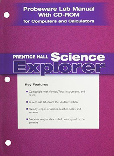 Prentice Hall Science Explorer Probeware Lab Manual 2005c