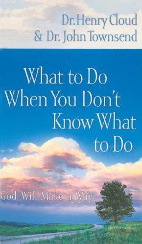 What to Do when You Don't Know what to Do