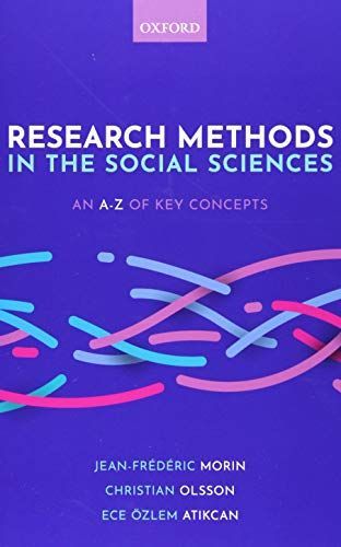 Research Methods in the Social Sciences: an A-Z of Key Concepts