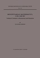 Mesopotamian Mathematics, 2100-1600 BC