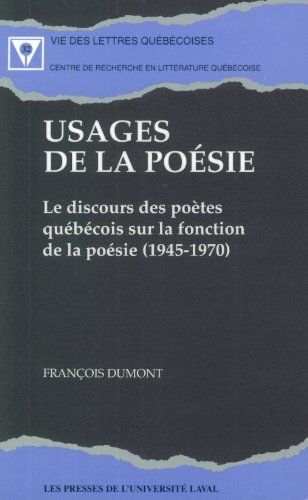 Usages de la poésie